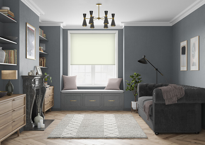 Anti-Bacterial, Creme - Twist&Fit Roller Blind - Image 5